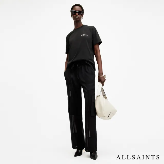 【ALLSAINTS】FLEURIR 純棉花卉LOGO短袖T恤 W096JB(常規版型)