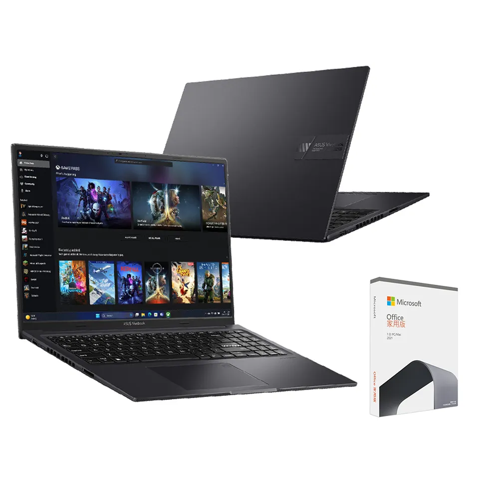 【ASUS】Office 2021組★16吋i7 RTX4060筆電(Vivobook 16X K3605ZV/i7-12700H/16G/512G SSD/W11)