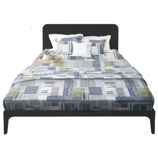 【YAMAKAWA】石墨烯床包組/四件式床包/雙人床包(藏書閣雙人-150*186cm)