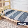 【小老闆寢具】小資3尺直立棉床寢7件組｜學生宿舍組合 折疊床墊+枕頭+床包枕套+保潔墊共七件