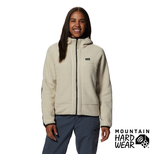 Mountain Hardwear HiCamp Fleece Hoody 刷毛保暖連帽外套 女款 貝殼白 #2104271