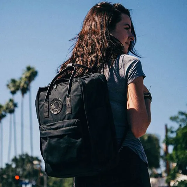 【Fjallraven】雙11 Kanken No.2 Black 經典款後背包 純黑特別版 FR23567-550
