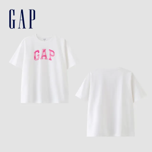 【GAP】男女裝 Logo圓領短袖T恤-多款任選(465273&460841&463174&460846&465581)