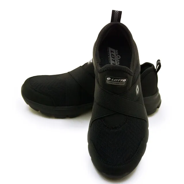 【LOTTO】女 輕量樂活健走鞋 EASY WEAR系列(黑灰 5680)