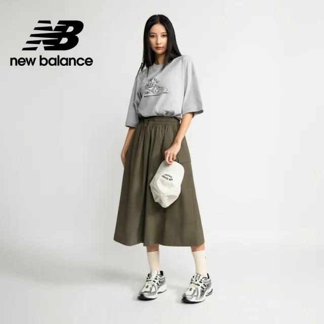 【NEW BALANCE】NB 工裝長裙_女性_杏/軍綠色任選_WK43551DMO_WK43551LMR(美版 版型偏大)