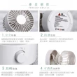 【Beroso倍麗森】無印風USB雙葉片強風風扇BE-D00004-三色可選(雙葉片 隨身電風扇 小風扇)