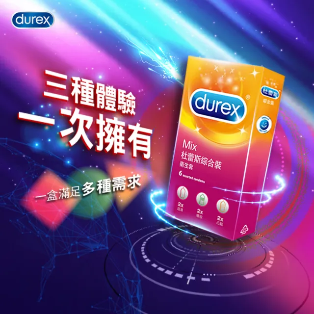【CSD中衛 x 杜蕾斯】多重潮酷組-中衛平面口罩乙盒x杜蕾斯保險套乙盒(口罩50入/盒+保險套6入/盒)