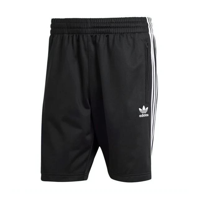 adidas 愛迪達 FBIRD Short 男 短褲 運動 休閒 經典 三葉草 拉鍊口袋 黑(IU2368)