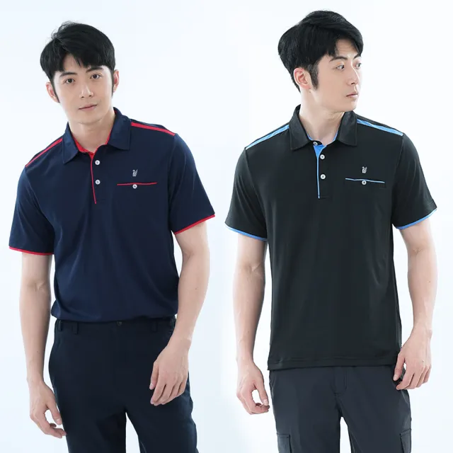 【遊遍天下】男女款抗UV防曬速乾吸濕排汗機能POLO衫 GS1046(M-5L 大尺碼)