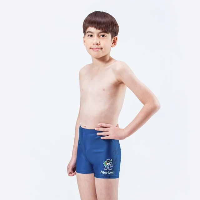 SPEEDO 男孩 運動四角泳褲 HyperBoom(黑/檸