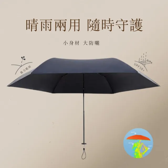 【PARACHASE】超輕量 鉛筆傘 三折傘 UPF50+(晴雨傘/遮陽傘/折疊傘)