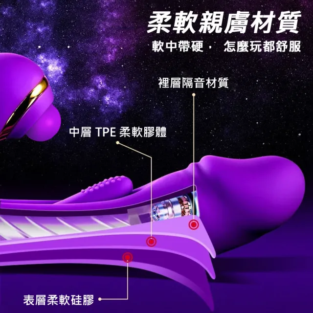 A096新款內外多點刺激G點高潮陰道陰蒂衝刺多模式變頻靜音防水電動按摩棒(SOD 女性自慰)
