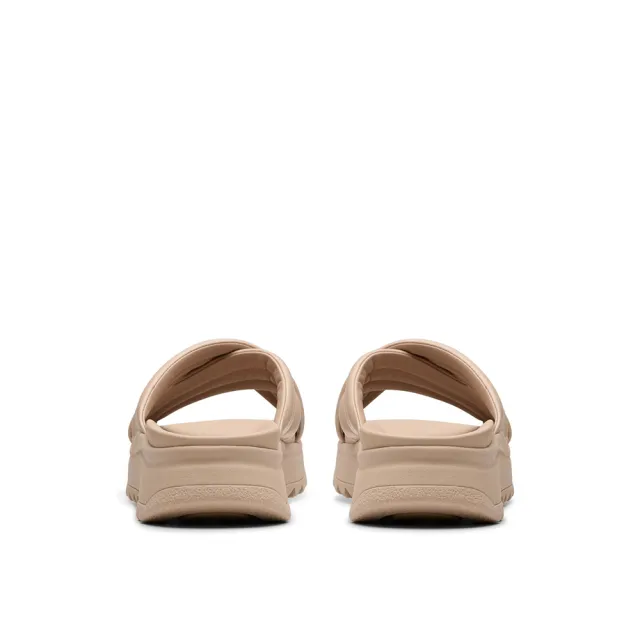 【Clarks】女鞋 Dash Lite Pad  輕盈厚底空氣感交叉拖鞋 厚底涼鞋(CLF80364S)