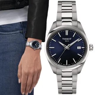 【TISSOT 天梭】PR100系列 快拆錶帶 時尚簡約腕錶 618 週年慶 推薦(T1502101104100)