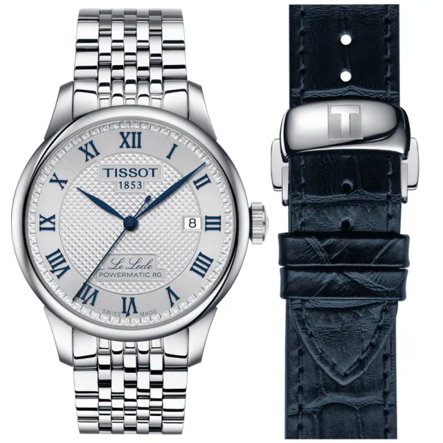 【TISSOT 天梭】力洛克系列 羅馬字 機械腕錶 錶 週年慶 雙11 (T0064071103303)