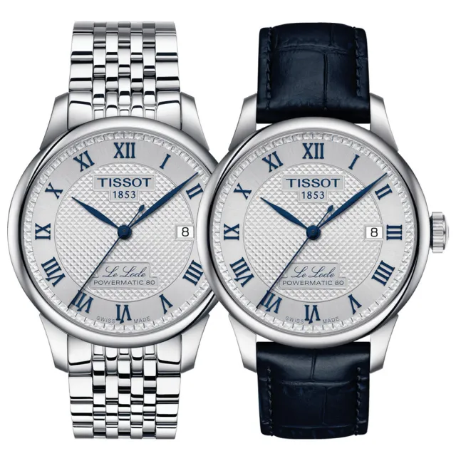【TISSOT 天梭】力洛克系列 羅馬字 機械腕錶 錶 手錶 送禮 (T0064071103303)