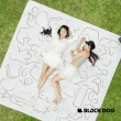 【Blackdog】防潑水加厚野餐墊 200x200cm WS013(台灣公司貨)