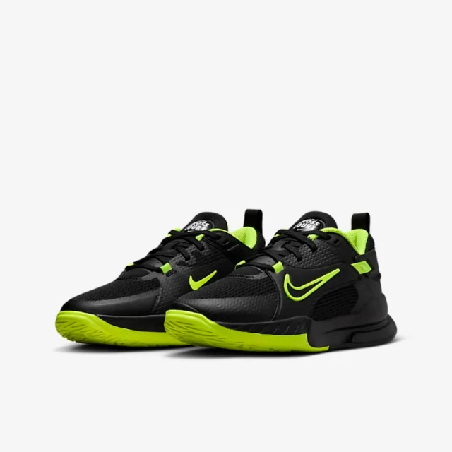 NIKE 耐吉 KIDS CROSSCOURT GS 大童鞋 女 黑 籃球鞋 運動(FN2231-001)