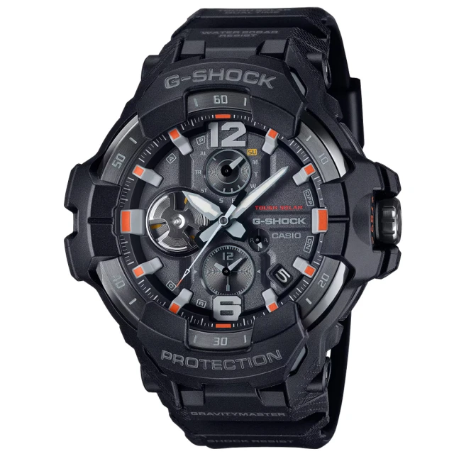 CASIO 卡西歐 G-SHOCK 纖薄輕巧 玻璃蒸鍍面盤電