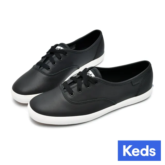 【Keds】品牌經典皮革休閒小白鞋系列-多款選(MOMO特談價)