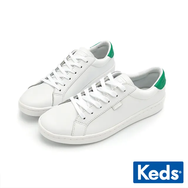 【Keds】品牌經典皮革休閒小白鞋系列-多款選(MOMO特談價)