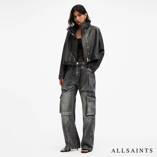 【ALLSAINTS】RYDER 寬鬆羊皮皮衣外套 W012LC(寬鬆版型)