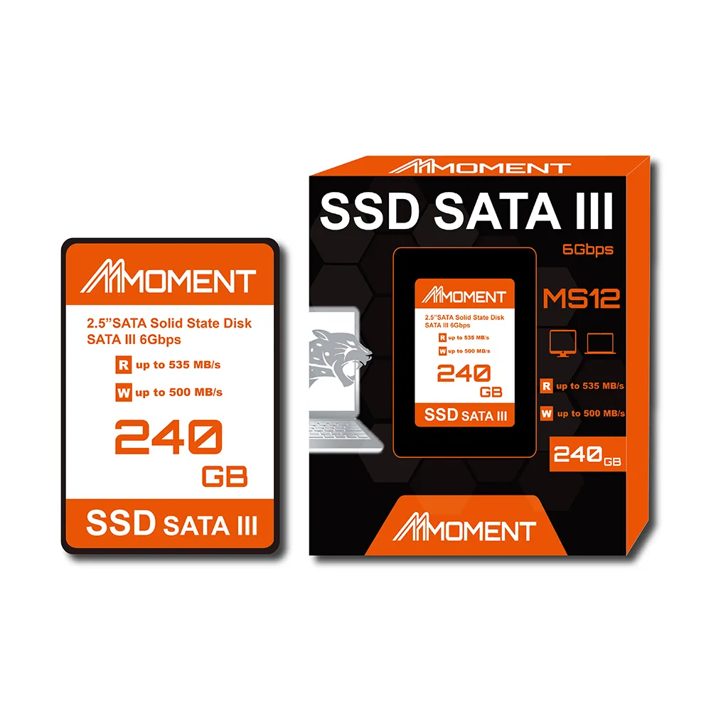 【Moment】SSD SATA III 240G 固態硬碟(MS12  240G)