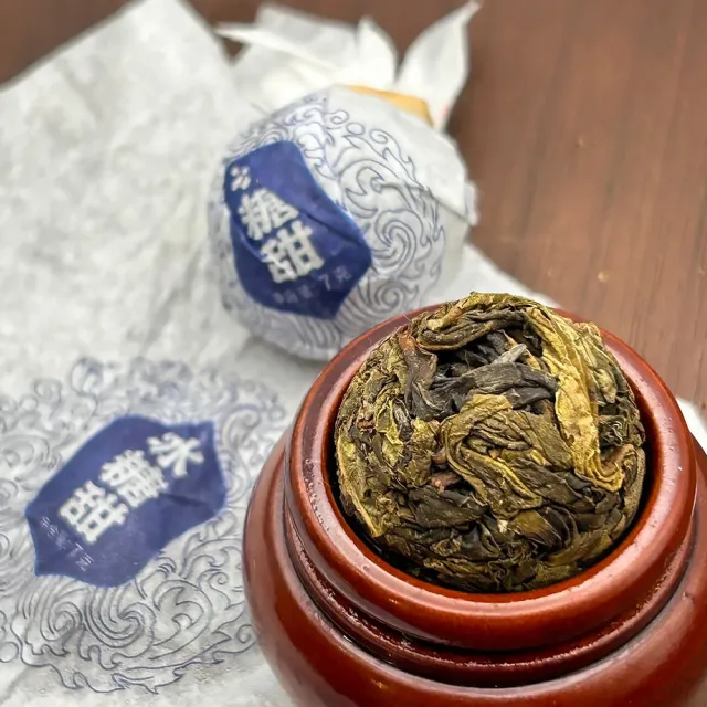 【藏古祥館】冰糖甜普洱 龍珠茶(臨滄 古樹 生茶 龍珠 普洱 沱茶)