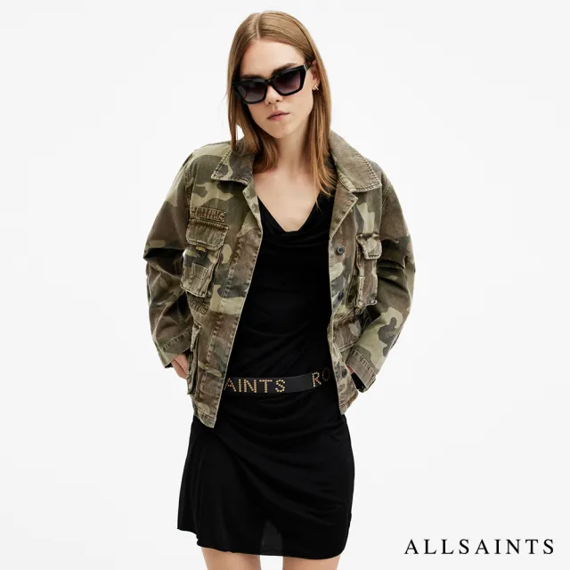 【ALLSAINTS】ELM 迷彩寬鬆工裝外套 W039OB(寬鬆版型)