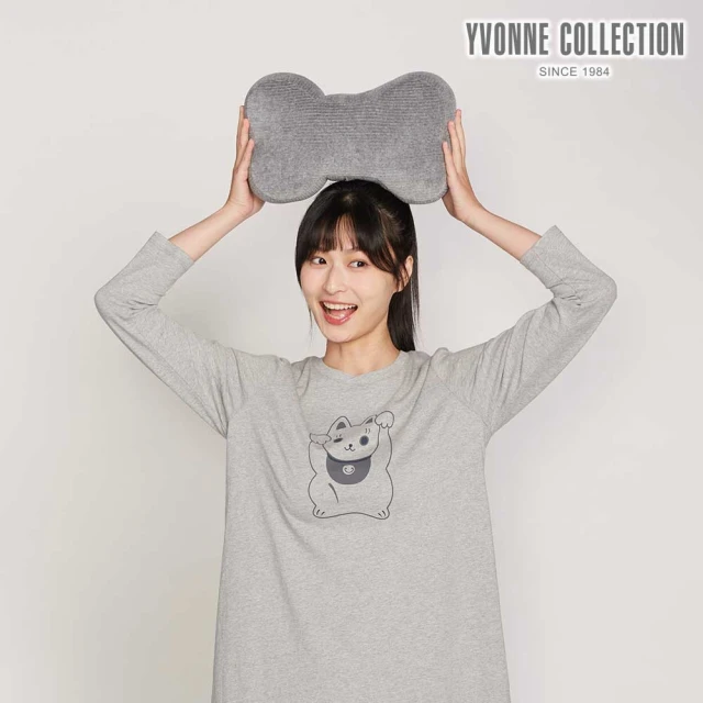 YVONNE 以旺傢飾 招財貓小玩偶-岩石灰品牌優惠