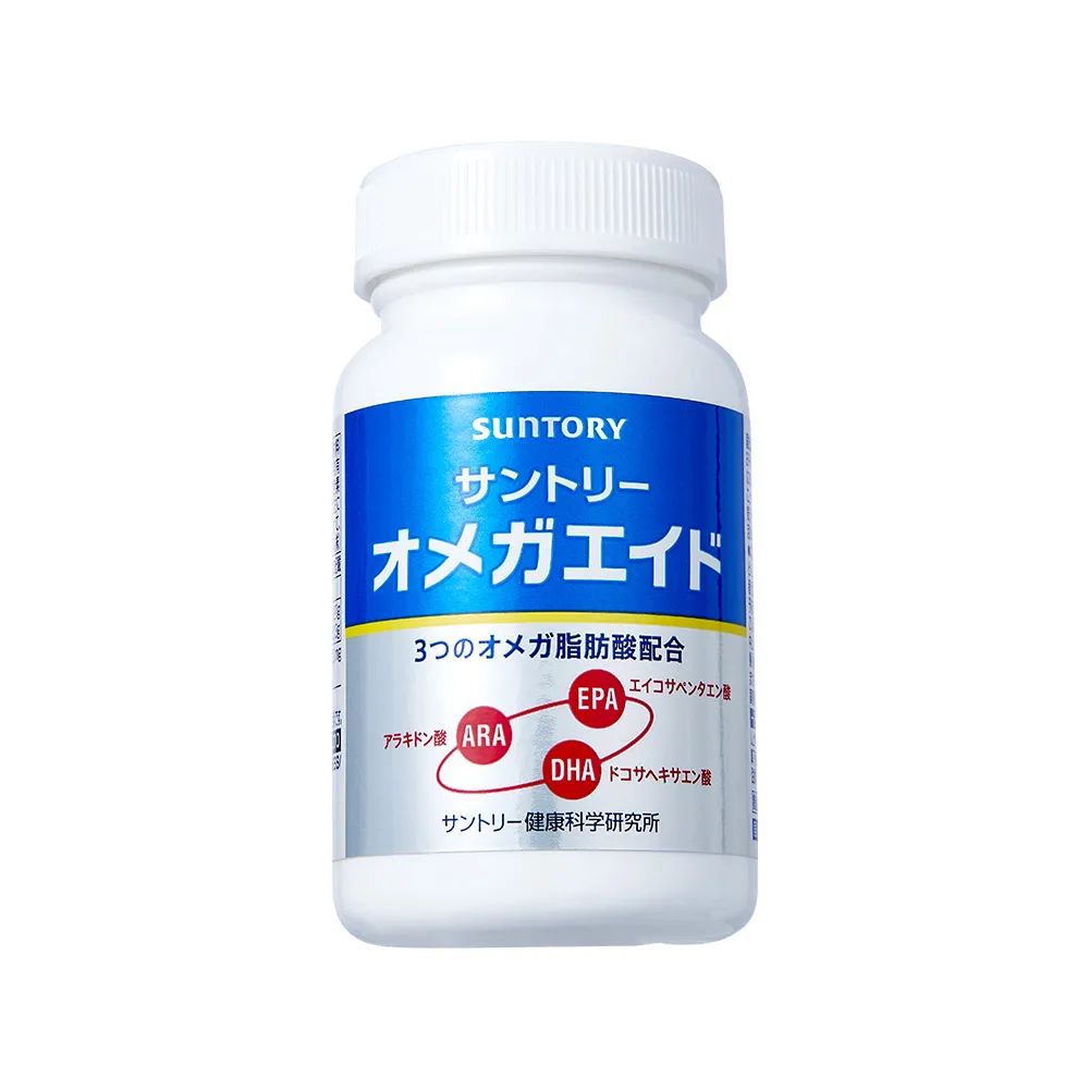 【Suntory 三得利官方直營】益思健 180顆(Omega 3 DHA EPA☆、Omega 6 ARA、蝦紅素 觀察敏銳、心情開朗)