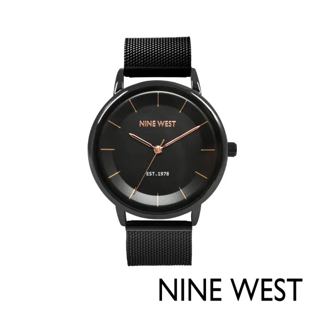 【NINE WEST】買一送一。買錶送原廠紙袋│2024全新推出。輕奢米蘭鋼鍊腕錶/手錶(多款任選)