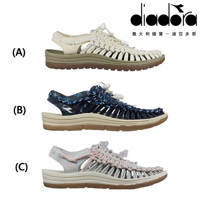 【DIADORA】女鞋 女段編織涼鞋 涼鞋 休閒鞋 Alligator(三色)