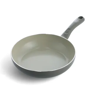 【GreenPan】GreenChef 專利鑽石不沾鍋 Sandstone 深煎鍋 26cm 石英灰(不含蓋)