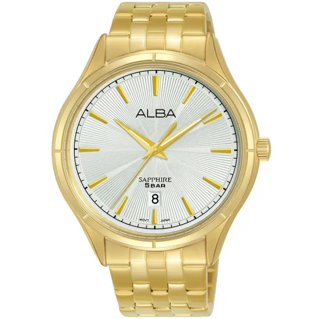【ALBA】雅柏 璀璨豪金對錶-41.5+30mm 情人節禮物(VJ42-X361G/VJ22-X421G)