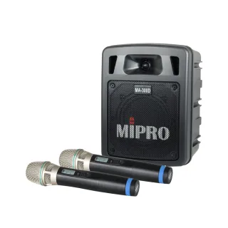 【MIPRO】ACT 雙頻手提無線喊話器(MA-300D)