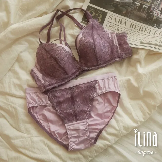 【ILINA 璦琳娜內衣】4件透氣內衣組 顏色款式隨機 初見女神 纓紛女神 前扣Q鋼圈(性感內衣.美背內衣)