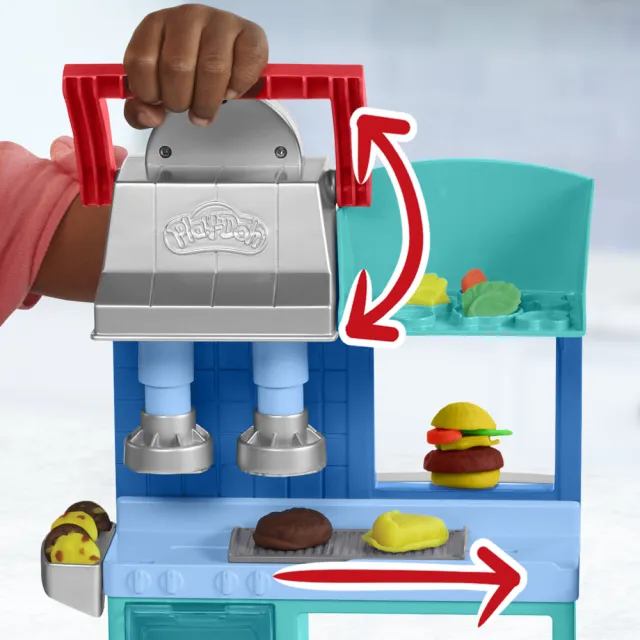 【PLAYDOH 培樂多】創意廚房系列(忙碌主廚餐廳遊戲組)