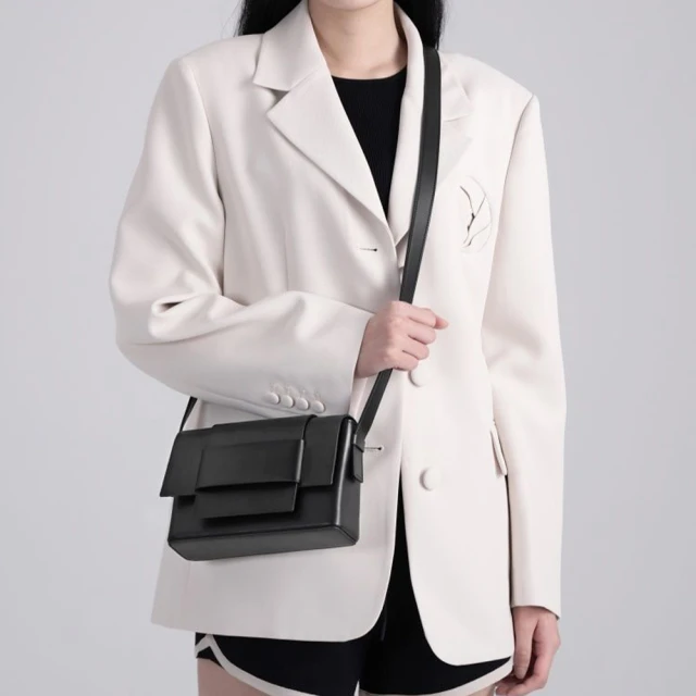 COACH 荔枝紋皮革小型腰包/單肩背兩用包(藍色)優惠推薦