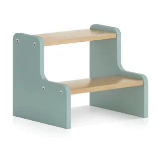 【Boori】泰迪兒童雙層腳踏凳•幅34cm-藍莓色