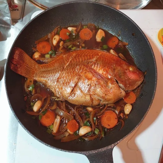【SunFood 太禓食品】鯛魚饕客驚喜推薦 蝦紅素鯛魚X2(600g/隻)