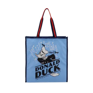 【Lesportsac】輕量材質 大型書本托特包(3847 迪士尼100週年唐老鴨)