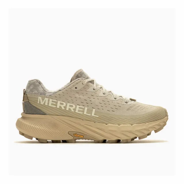 【MERRELL】雙11運動鞋 野跑鞋  女 AGILITY PEAK 5 奶茶色 ML067802(J067802)