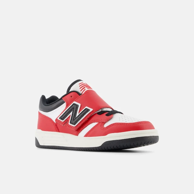 NEW BALANCE NB 480 童鞋 運動 休閒鞋 中大童 紅黑 魔鬼氈(PHB480TT ∞)