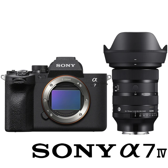 SONY 索尼 SONY ILCE-7M4 / A7IV A7M4 附 SIGMA 24-70mm F2.8 DG DN II Art(公司貨 全片幅微單眼相機)