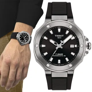 【TISSOT 天梭】T-RACE 競速系列 機械腕錶 禮物 送禮 推薦(T1418071705100)