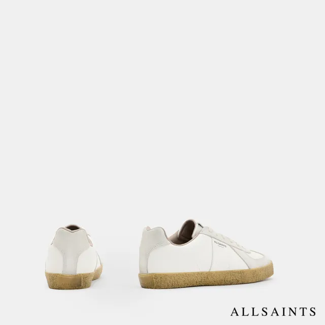 【ALLSAINTS】JAIMEE 牛皮底休閒鞋-白 M052FB(男款)