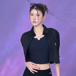 【MAJOR MADE】質感愛心幸運水鑽鈦鋼項鍊(項鍊/鎖骨鍊/水鑽鍊)