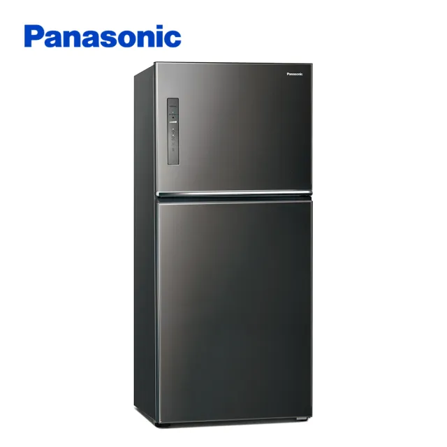 【Panasonic 國際牌】650公升新一級能效智慧節能雙門變頻冰箱-晶漾黑(NR-B651TV-K)