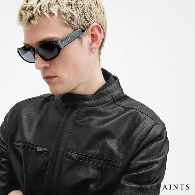 【ALLSAINTS】JADE 俐落復古皮衣外套 M016LB(常規版型)